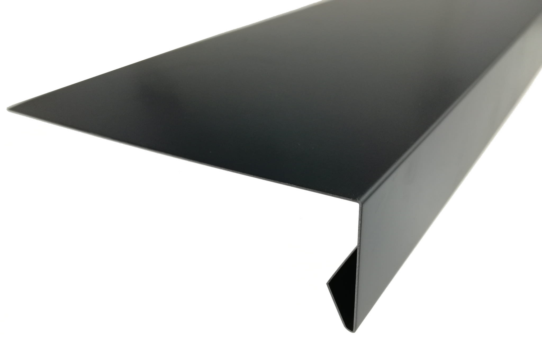 Profil balkonowy okapowy aluminiowy AVZ Antracyt połysk 7016, gr. 1mm 6cm 4cm AVZ-PROFIL-001-Q8AF7 61533294984650